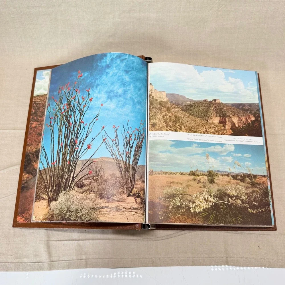 Vintage Arizona Highways Magazine Binder Display Book Southwestern Photography